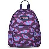 JanSport 10.2 L Half Pint Mini Backpack &ndash; Small Bag, Flutter By Purple | Daypack for Travel Essentials, Lightweight and Compact
