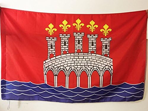 AZ FLAG, Lot Flag, 2x3 Ft, French department Banner with Sleeve, 100% Polyester, Fade Resistant, Vivid Colors, 2' x 3' Feet