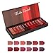 Matte Lipstick Set ROPALIA Waterproof Long Lasting 12 Pcs Velvet Lip Gloss
