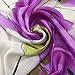 TONY & CANDICE Women's Graphic Print 100% Silk, Silk Scarf Square, 33X33 Inches (Pink Flowers Print)