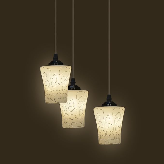 Bloom Somil Pendant Hanging In One Fitting Colorful Ceiling Lamp - Set Of 3 Lamps