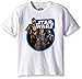 Star Wars Little Boys' T-Shirt, White, 7