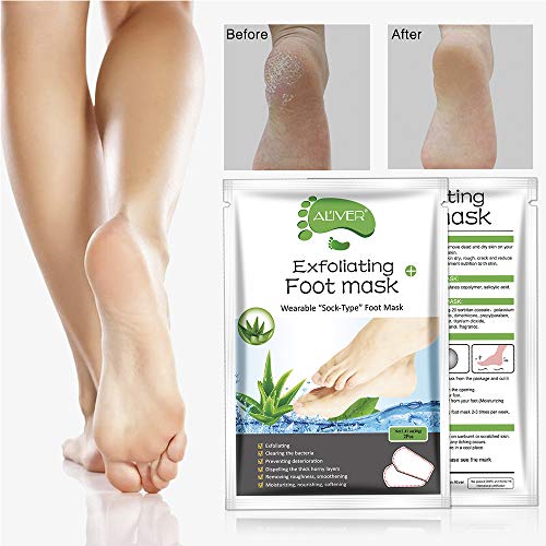 3 Pack Foot Peel Mask,Exfoliator Peel Off Calluses Dead Skin Callus Remover,Exfoliating Foot