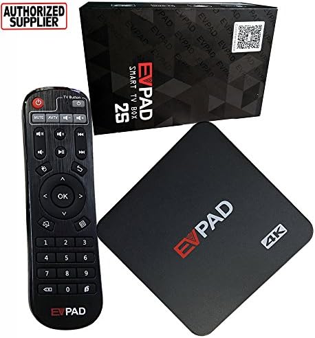 EVPAD 2S TV Box for Chinese Korean Japanese Hongkong Taiwan Singapore Live Channels,Android IPTV Media Streamer Player, Lifetime Free