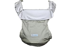 Chimparoo Organic Cotton Baby Carrier Drool Pads & Teething Bib - Soft, Absorbent, & Skin-Friendly - Universal Fit for All Ca