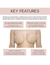 Cubiertas para tetina de calidad sin NIP, talla única