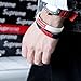 SUPER Q Silicone Bracelet (2 Pack) Black+White Popular Sports Rubber Wristbands for Boys, Girls, Teen, Adult Urban Fashion Style
