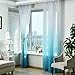 AliFish 1 Panel Living Room Window Treatment Curtain Gauze Rod Pocket Sheer Curtains Screens Home Decorations Light Filtering Voile for Bedroom/Sliding Glass Door Multicolor W39 x L84 inch
