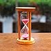 Optimal Shop 5 Minutes Wooden Frame Sandglass Sand Glass Hourglass for Home Kitchen Timer Clock Decor Christmas Birthday Gift (Pink Sand)