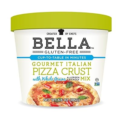 Bella Gluten Free Italian Pizza Crust Dough Mix Premium Casein Free Healthy Flour