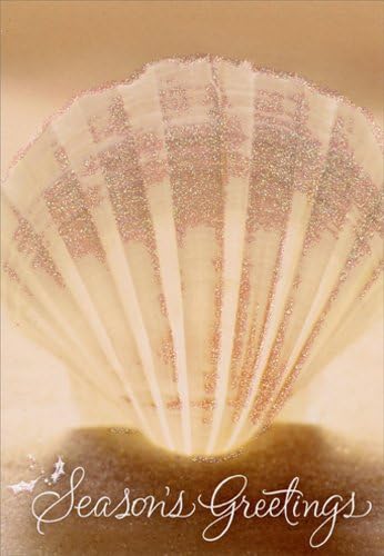 Shell on Sand - Box of 16 Image Arts Christmas Cards