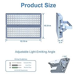 Kekeou Hugging 200W LED Flood Lights Outdoor