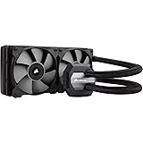 CORSAIR Hydro Series H100i v2 AIO Liquid CPU Cooler, 240mm Radiator, Dual 120mm PWM Fans, Advanced RGB Lighting and Fan Software Control