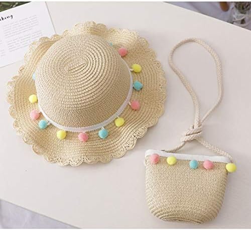 麦わら帽子 子供 宅送 斜めがけバッグ 女の子 ストローハット バッグ キッズ ショルダーバッグ 中折れハット 可愛い Uv対策 ぼうし 日焼け
