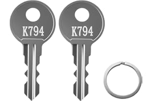RASAECH Replacement Keys for Weather Guard Tool Box, Replacement Weather Guard Toolbox Key (K794 for Weather Guard) 2-Pca