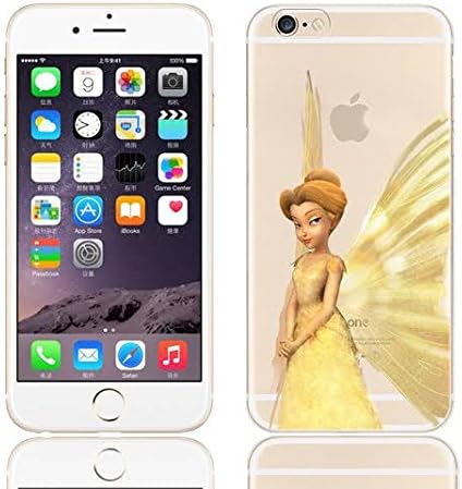 DISNEY TINKERBELL & FAIRY FRIENDS CLEAR TPU SOFT CASE FOR APPLE IPHONE 7 QUEEN CLARION
