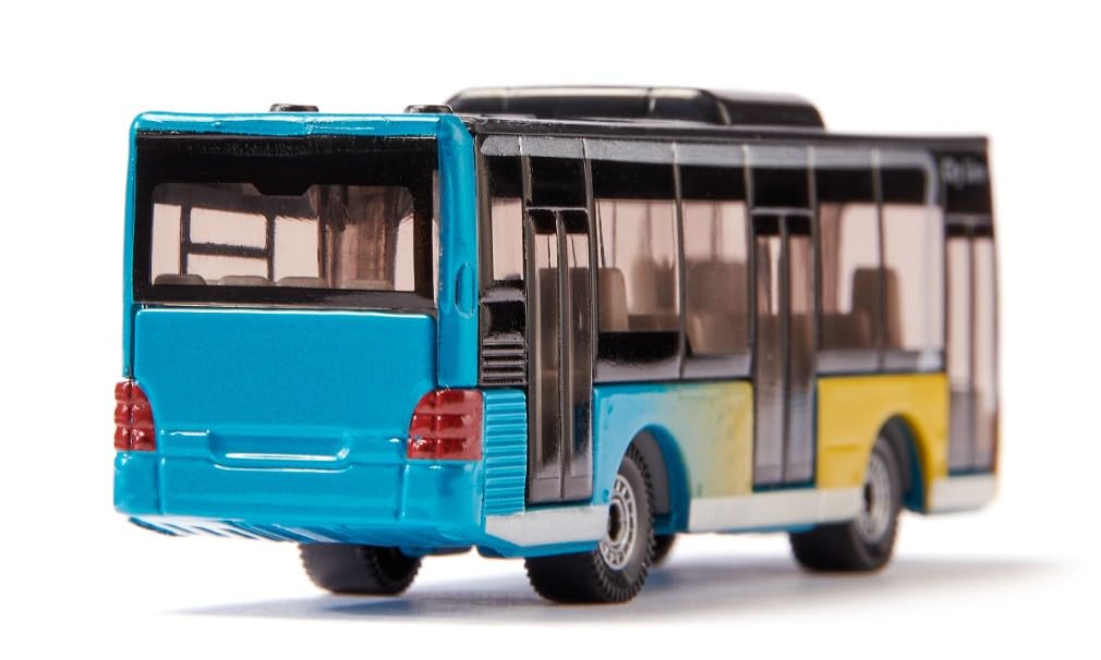 Siku 1400, Linienbus, Metall/Kunststoff, Multicolor, Vielseitig einsetzbar, Spielzeugfahrzeug für Kinder 3