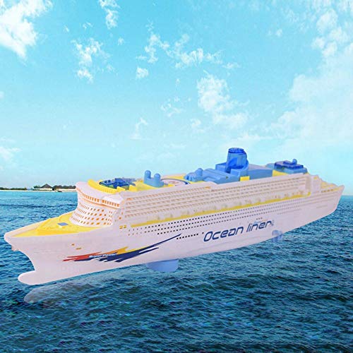 ☀ Dergo ☀ brain game,Kids Colorful Ocean Liner Ship Boat Electric Flashing LED Light Sound Toy