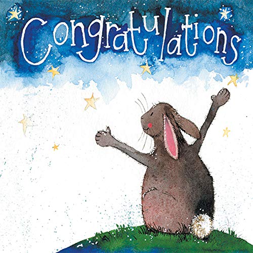 Alex Clark Congratulations Bunny Card