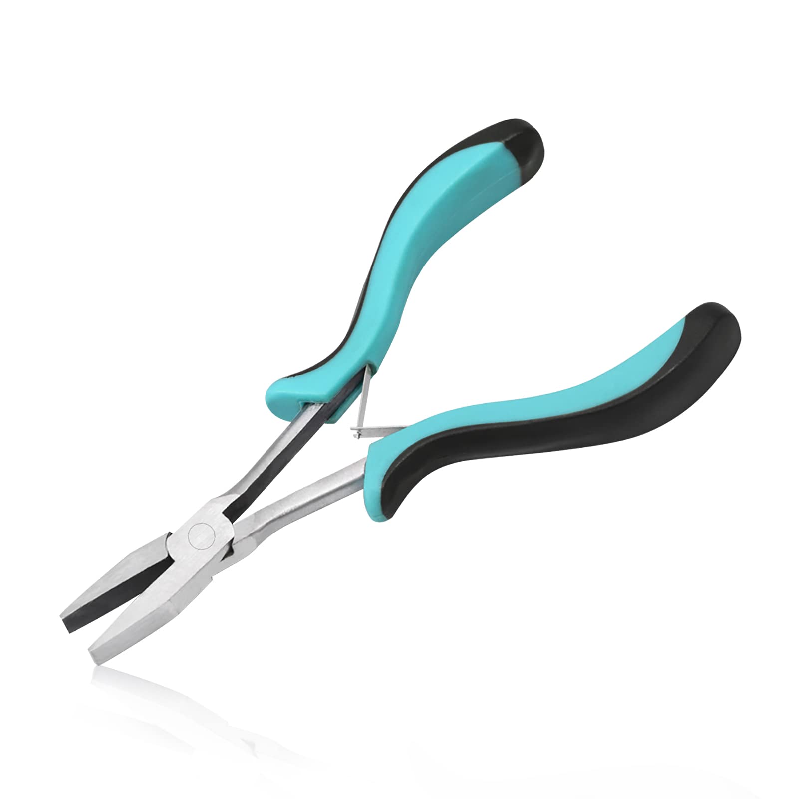 LEONTOOL Long Reach Flat Nose Pliers 6 Inches Duckbill Nose Pliers Smooth Jaw Jewelry Making Wire Bending Straightening Warpping Shaping Handcraft Making Repair Tool