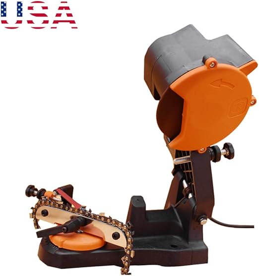 zinnor Mini Electric Chainsaw Grinder Sharpener Portable Saw Chain