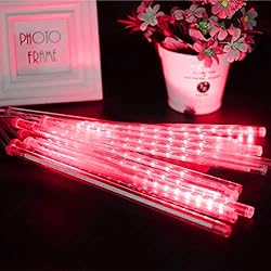VMANOO LED Outdoor Lights 8 Tube Meteor Shower Rain