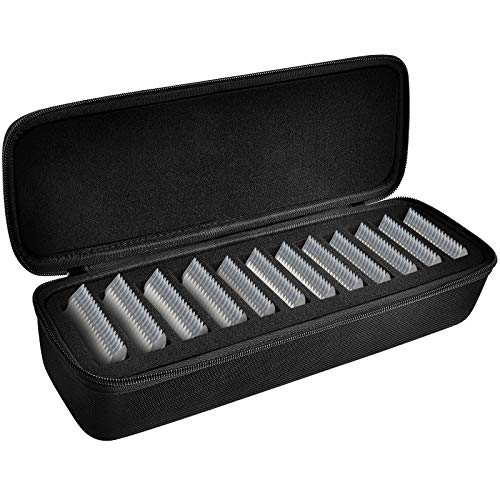 Grooming Clipper Blade Case, 12 Slots Storage Holder Organizer