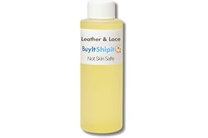 Buyitshipit - Leather and Lace Fragrance from Our Leather Collection - Perfect for Adding Aroma to Freshies, Candles, Soaps, and Diffusers - 4 Ounce