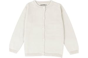 Baby Boys Girls Button-Down Cardigan Toddler Cotton Knit Sweater Kids Basic Crewneck Solid Cardigan Sweater Tops