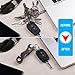 Compact Key Organizer Keys Holder Keychain Made of Carbon Fiber Smart Bottle & Sim Opener Premium Pocket Key Chain Carabiner up to 24 Keys - Loop Piece for Car FOB - Great Gift for Mens (Carbon fiber)
