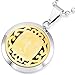 MeMeDIY Silver Gold Two Tone Stainless Steel Pendant Necklace Scorpio Horoscope Zodiac,come with Chain - Customized Engraving