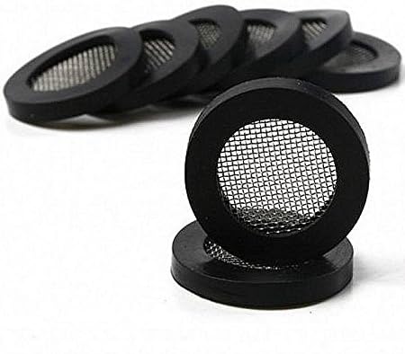10X Washing Machine Dishwasher Shower Hose Filter Mesh Gauze Washers 3/4 And 1/2 (filter-net-1/2(19x10mm))