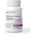 Puregen Labs Inositol Supplement | Myo Inositol & D-Chiro Inositol 2050mg - 120 Veggie Caps | No Harmful Additives | Non-GMO, NO Gluten and Dairy - Made in USA