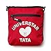 BT21 Official BTS Merchandise by Line Friends - TATA Shoulder Messenger Bag Sacoche Purse, Red