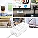 QICENT 6 AC Outlets Desktop Surge Protector with 5 USB (40W 8A) Charger Ports for Kindle Fire/iPhone 7/iPad Universal for Home & Office - White