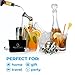 Premium Metal Cocktail Shaker Pourer Set - Includes Martini Bartending Mixing Shaker, Double Mix Jigger for Home and Kitchen, 1oz 2oz PLUS 2 Liquor Alcoholic Cocktails Cup Pourers & Drink Mixer 150