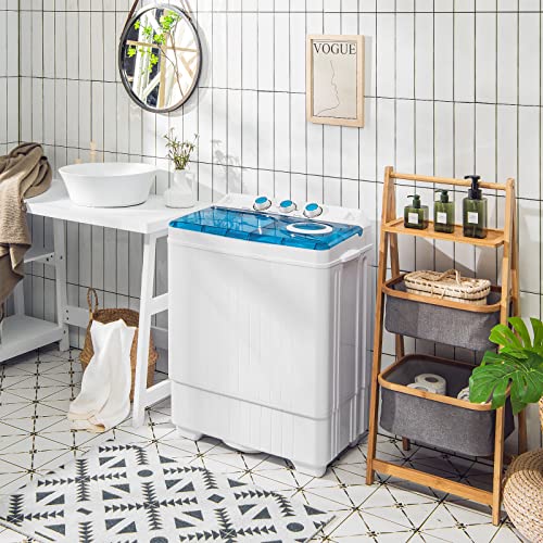 Giantex Portable Washing Machine, 2 in 1 Washer and Spinner Combo