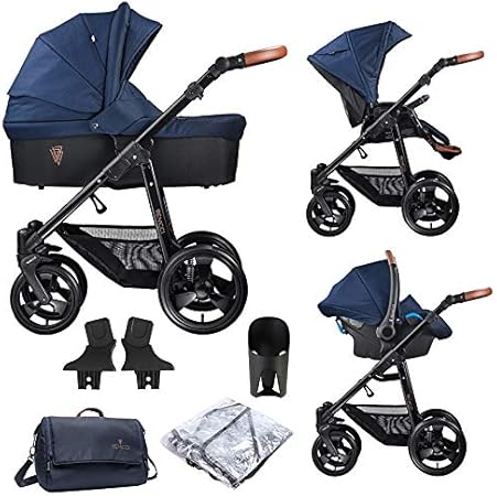 venicci pram navy
