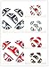LVBAO Interior Door + Glove Storage Box Handle Cover Caps for Mini Cooper JCW ONE S R60 Countryman (R60 Countryman, Union Jack Red)