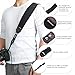 Powerextra Camera Neck shoulder Strap and Wrist Strap w/ Quick Release and Safety Tether Compatible with Nikon Sony Olympus Pentax fujifilm Panasonic Canon Camera SLR DSLR