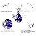 Mothers-day-gifts Crystal Pendant Womens-Necklace Birthday-Anniversary Valentines Day Gifts for Her Butterfly Fashion Jewelry