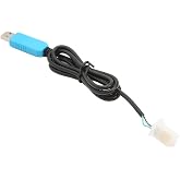 Qiilu Electric Motorcycle USB Cable RS323 High Sensitivity USB to TTL with VOTOL Controller Compatibility Electric Motorcycle Controller Cable
