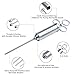 Peroom Meat Injector, 2-oz 304 Stainless Steel Marinade Flavor Injector Syringe Kit with 3 Needles, 2 Cleaning Brushes and 6 Silicone O-rings, Basting Brushes - 100% BPA Free Food Grade Material