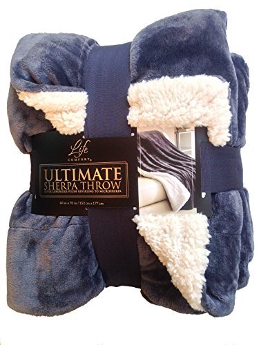 ★FREE SHIPPING★Life Comfort Ultimate Sherpa Throw Blanket ...