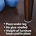 SlipToGrip Non Slip Furniture Pad Grippers - (12 Pack) Non-Slip Pads 2