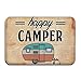 Happy Camper Camping Door Mat Entrance Mat Floor Mat Rug Indoor/Outdoor/Front Door/Bathroom Mats Rubber Non Slip £¨24