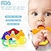 Baby Bibs Bandana Drool Bibs with Baby Teething Toys Baby Shower Gift For Girl Boy Newborn Registry 4-Pack (4-Pack, Unisex)