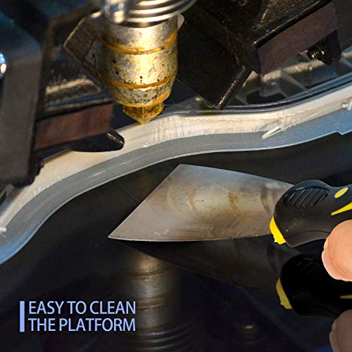 MUSCCCM 15 Pcs 3D Printer Nozzle Cleaning Kit - Premium 3D Print Tweezers Removal Tool Kit Spatula Palette Knife for Cleaning Printers - Thumbnail 5