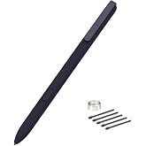 Black Marker Pen for Remarkable 1/2 Tablet Notebook, Stylus for Remarkable 2 Marker Pen Replacement + 5 Tips/Nibs,No Charging Needed,No Setup