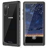 Galaxy Note 10 Case, IP68 Galaxy Note10 Waterproof Case with Built in Screen Protector Shock Proof [Compatible with Fingerprint ID], Heavy Duty Protective for Samsung Galaxy Note 10 (6.3 inches)